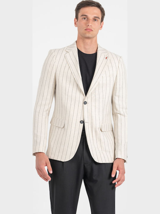 Vittorio Artist Men’s Suit Jacket with Slim Fit...