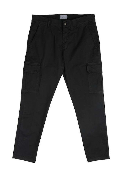 Cargo Trousers In Slim Fit Black