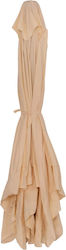 Replacement Umbrella Fabric Beige 4x4m