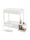 Shelf / Kitchen Organization Plastic Rack 36x40x22cm 4 Pieces White