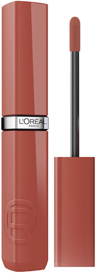 L'Oreal Paris Infailible Le Laque Resistance Nudes Υγρό Κραγιόν Almond Nude 4.3ml