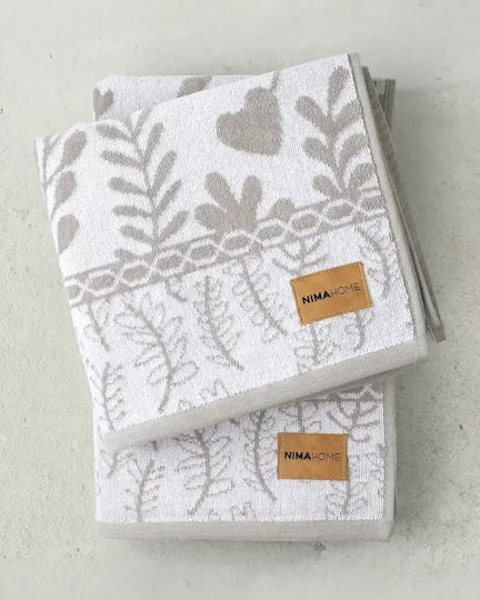Nima Face Towel Leaf 50x90cm Leaf Weight 480gr/m²