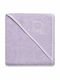 Baby Bath Towel-Bathrobe Hooded Purple Cloud 100x100cm