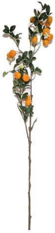 Edg Artificial Decorative Branch Orange Flowers 115 Cm
