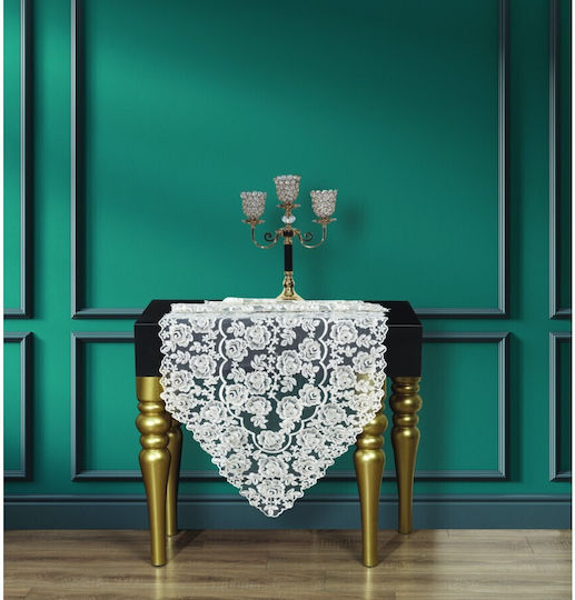 Liolios Home Runner with Embroidery Cream 70x160cm