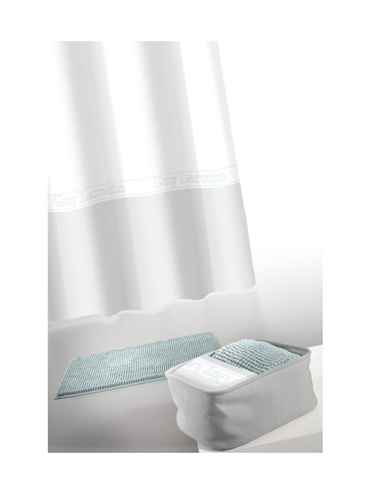Guy Laroche Miami Duschvorhang Stoff 180x180cm Aqua