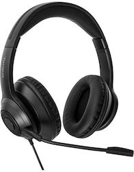 Targus On Ear Multimedia Ακουστικά με μικρόφωνο και σύνδεση USB-A AEH102TT