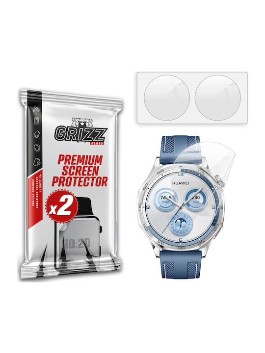 Set 2 Grizzglass Ceramicfilm Protective Films Compatible Huawei Watch Gt 5 41mm Transparent