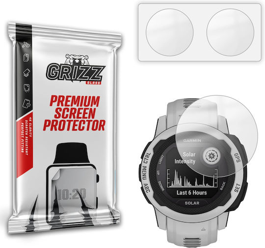 Set 2 Grizzglass Papierscreen Schutzfolien Kompatibel Garmin Instinct 2S 40mm Transparent