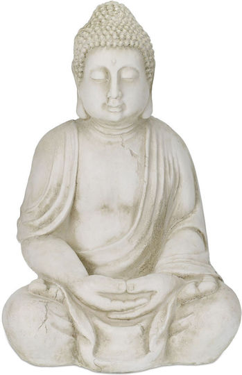 Relaxdays Dekorative Buddha aus Polyresin 70x35x45cm