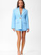 Decoro Blazer Für Damen Hellblau