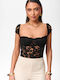 Lace Bodysuit Black