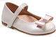 Gorgino Christening Leather Pumps Ecru 2324-Ecr...
