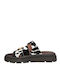 Leather Women's Flat Sandals Animal