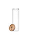 Kadax Set of 3 Vases for Tea Pasta Sugar Cereals Coffee with Lid Glass Transparent 1550ml 3 Pieces