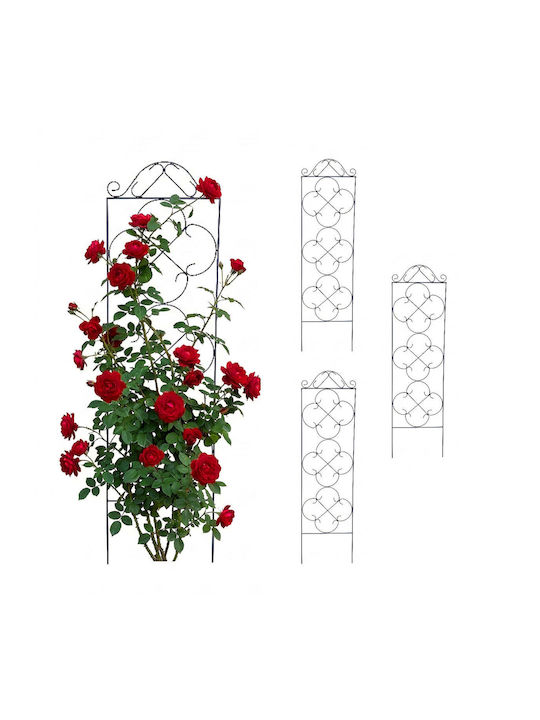 Grătar De Grădină 31.5x116cm Negru 10053225 Grătar De Grădină 31.5x116cm Negru 10053225
