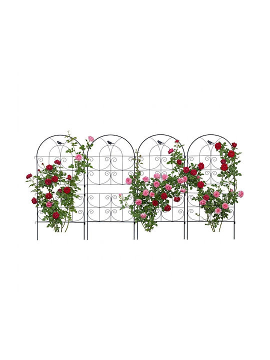 Grătar De Grădină Negru 50x116cm
