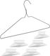 Relaxdays Clothes Hanger Black 10049795 48 Pieces