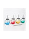 Relaxdays Set Pahare Din Sticlă Cu Pai 500ml 4 Bucăți