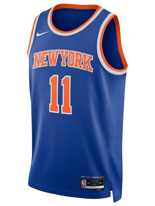 New York Knicks Jalen Brunson Icon Edition Мъжка Баскетболна Тениска Екипировка