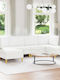 Ecksofa mit Stauraum Weiß 280x140x82cm