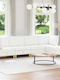 Corner Couch with Storage Space White 280x140x82 cm