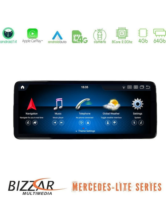 Bizzar Car Audio System for Mercedes-Benz GLC / C Class 2016 – 2019 (Bluetooth/USB/WiFi/GPS/Apple CarPlay/Android Auto/CD) with 8" Touch Screen