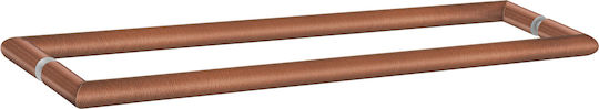 Sanco Bathroom Rail Double Wall-Mounted with Screws Copper