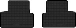 Car Rubber Mats Rear 2 Pcs Universal Opel Cascada Cabrio 2012