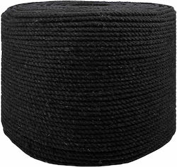 vidaxl Seil Schwarz 0,8 X 0,8 X 2500 cm Baumwolle