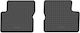 Car Rubber Mats Rear 2 Pcs Universal Fiat Grande Punto Hatchback 2005-2009
