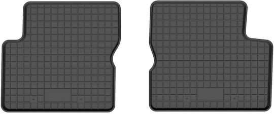 Car Rubber Mats Rear 2 Pcs Universal Fiat Grande Punto Hatchback 2005-2009