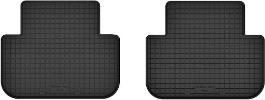 Car Rubber Mats Rear 2 Pcs Universal Peugeot Rifter 7 Seats 2018