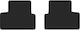 Car Rubber Mats Rear 2 Pcs Universal Peugeot 5008 I 7 Seats 2009-2017