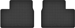 Rubber Car Mats Rear 2 Pcs Universal Lancia Dedra Sedan 1989-1999