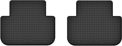 Car Rubber Mats Rear 2 Pcs Universal Chevrolet Rezzo Minivan 2000-2011 Car Rubber Mats Rear 2 Pcs Universal Chevrolet Rezzo Minivan 2000-2011