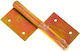 Galvanized Door Hinge 120mm Right Hinge D120 Zn