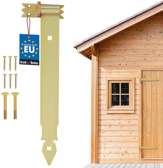 Kotarbau Strap Scharnier 400 Mm Gold Verzinkter Stahl Garagentür Scharnier Jalousie Scharnier Pavillon