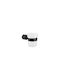 Sanco Lithos 121101-M116 Wall Mounted Glass Black Cup Holder