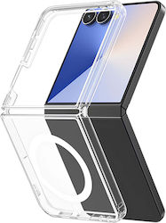 Force Case Калъф Samsung Galaxy Z Flip 7 Тънък Magsafe Удароустойчив 2м Прозрачен Force Case Калъф Samsung Galaxy Z Flip 7 Тънък Magsafe Удароустойчив 2м Прозрачен