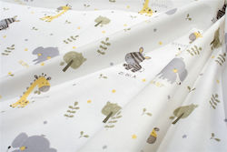 Happy Cotton Baby Burp Cloth White 80x80cm