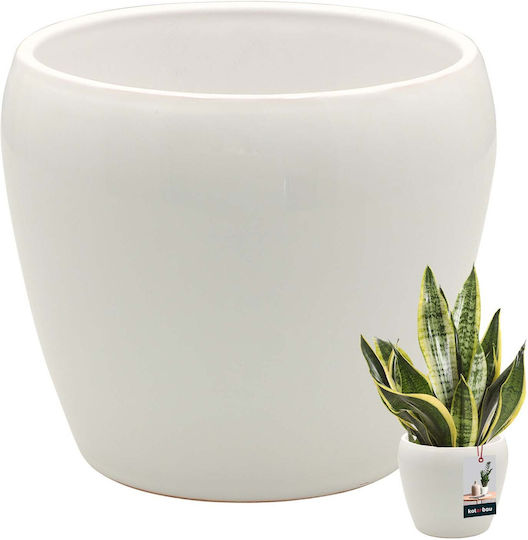 Kotarbau Keramischer Blumentopf Weiß
