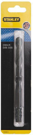 Stanley Set 10 HSS Drills with Cylindrical Shank for Metal