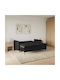 Corner Couch Bed Black 154x94.5x80.5cm