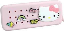 Gim Hello Kitty Κασετίνα από Σιλικόνη Ροζ