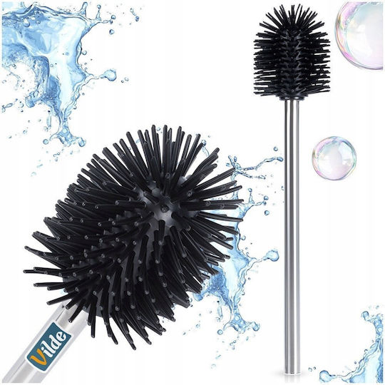 Vilde Inox Toilet Brush Black