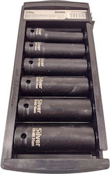 Silver Prize Pneumatic Priză Lungă Cu Gazdă Cadru 1/2" Set 6 Bucăți Silver Prize Pneumatic Priză Lungă Cu Gazdă Cadru 1/2" Set 6 Bucăți