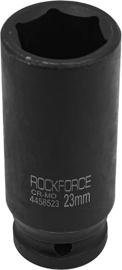 Rockforce Καρυδάκι Αέρος Μακρύ με Καρέ Υποδοχής 1/2", HEX Διάμετρος 23 / 1/2" / 79 / 34 / 50