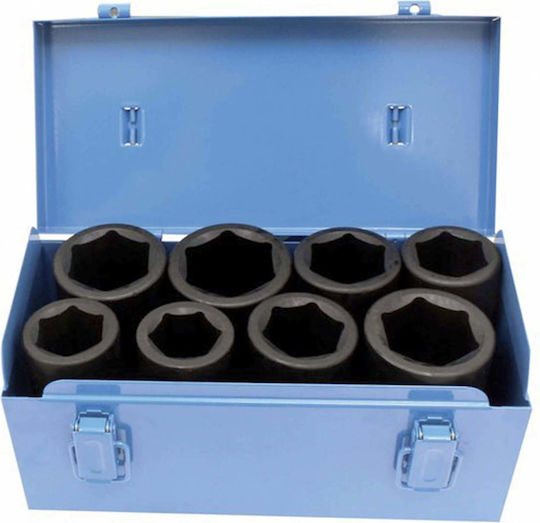 Asta Prize Pneumatice Lungă Cu Gazdă Cadru 3/4" Set 8 Bucăți