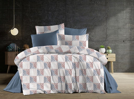 Dimcol Cleopatra 610 Super Double 220x240cm Blue-Red